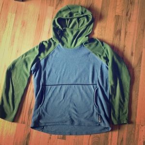 Melanzana micro grid hoodie